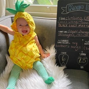 Pineapple costume 6-9 months